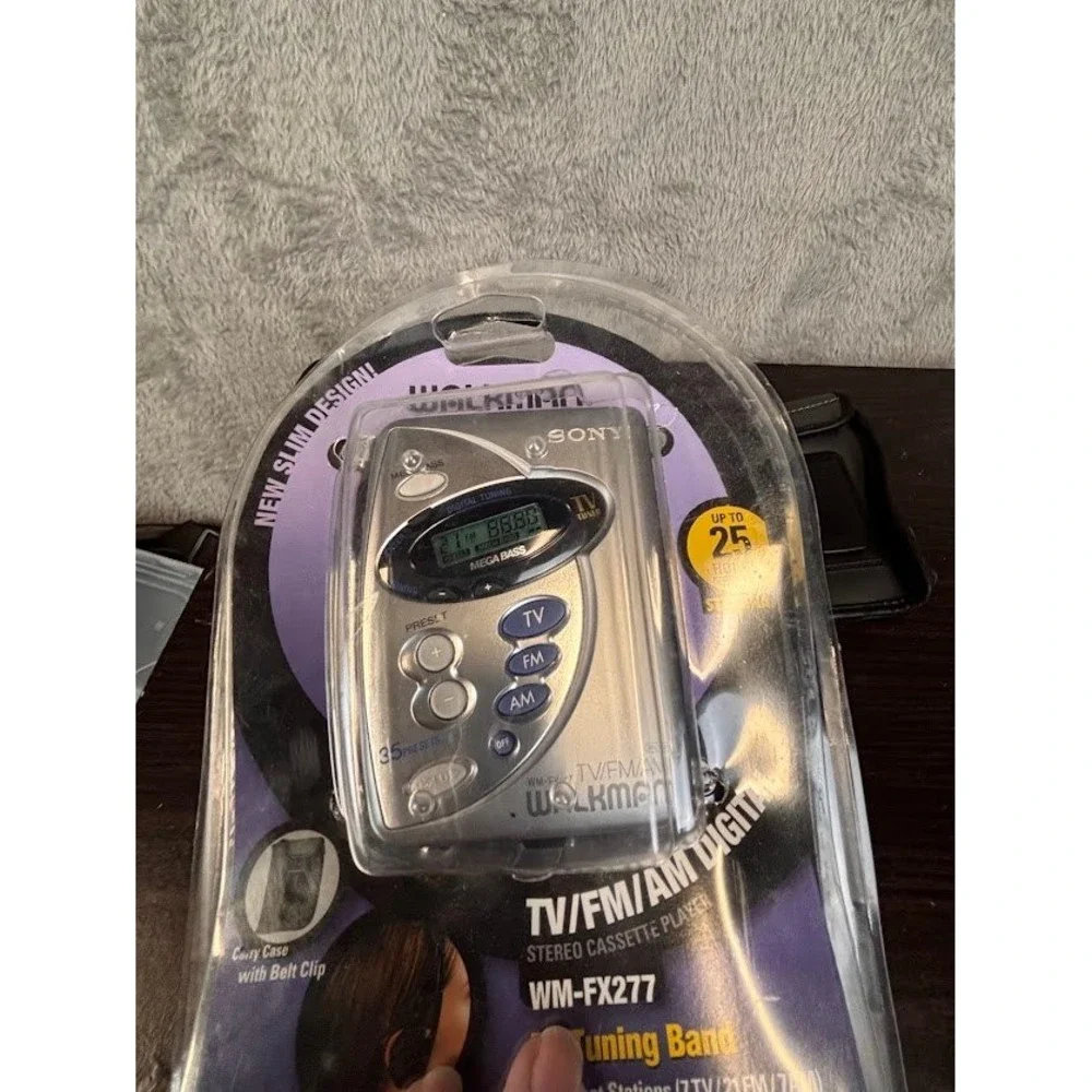 Sony Walkman WM-FX277 Silver TV FM AM Digital Cassette Player New Open Box